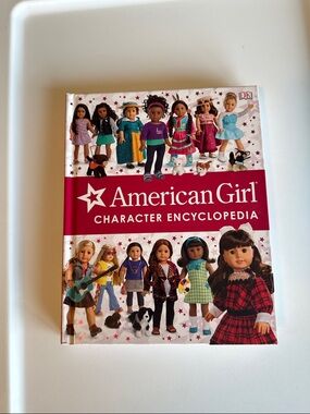 American Girl Character Encyclopedia - White & Pink Cover with Dolls